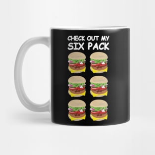 Check Out My Six Pack - Burger Version Mug